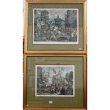 A set of seven 19th century engravings after Hogarth (7)