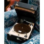 A Decca 50 portable gramophone