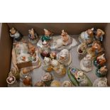 Forty Royal Doulton 'Brambly Hedge' figures of mice, to/w related tablewares (2 boxes)