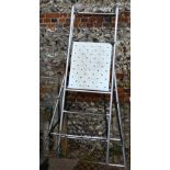 A Henchman aluminium folding hedge cutting platform ladder