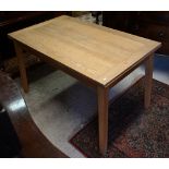 Small extending draw-leaf dining table