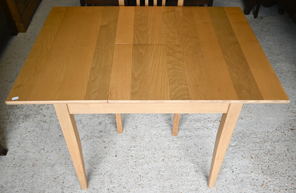 Small extending draw-leaf dining table - Image 3 of 4