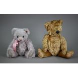 A Steiff Collector's Royal Commemorative 70th Wedding Anniversary bear, 29 cm to/w a vintage