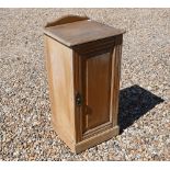 Two (non-matching) antique bedside cabinets with panelled doors, 36 x 34 x 70 cm high and 44 x 35