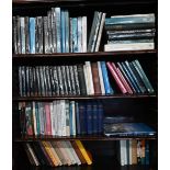 A large quantity of books, mostly art, architecture and social history, on four shelves