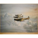 After Gerald Coulson print - 'Evening Patrol 1940', ltd ed print no 478/500, 55 x 69 cm