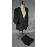 A Varteks International L48 gent's black dinner jacket and trousers, size L50