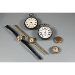 Thomas Powell Bates, Liverpool, a silver cased pocket watch, Chester 1880 to/with a second silver