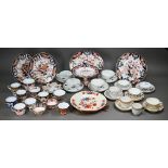 A box of 19th century and later Derby Royal Crown Derby wares, including Imari wares (box)
