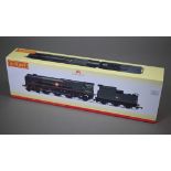 A boxed Hornby R3617 BR (Late) 4-6-2 Merchant Navy (Rebuilt) 'Elder Dempster Lines' locomotive and