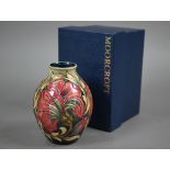 A boxed Moorcroft 'Spanish Pattern' vase 2013, 13.5 cm high