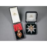 Imperial Austrian Order of Franz Joseph (1849) Commander with Star set, second type, post 1872,
