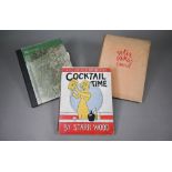 Three volumes of vintage cartoons - 'Cocktail Time' by Starr Wood, 1st 1933, Peter Arno's Circus,