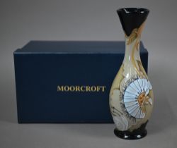 A boxed Moorcroft baluster vase, decorated with a crustacean and a sea snail by Kerry Goodwin