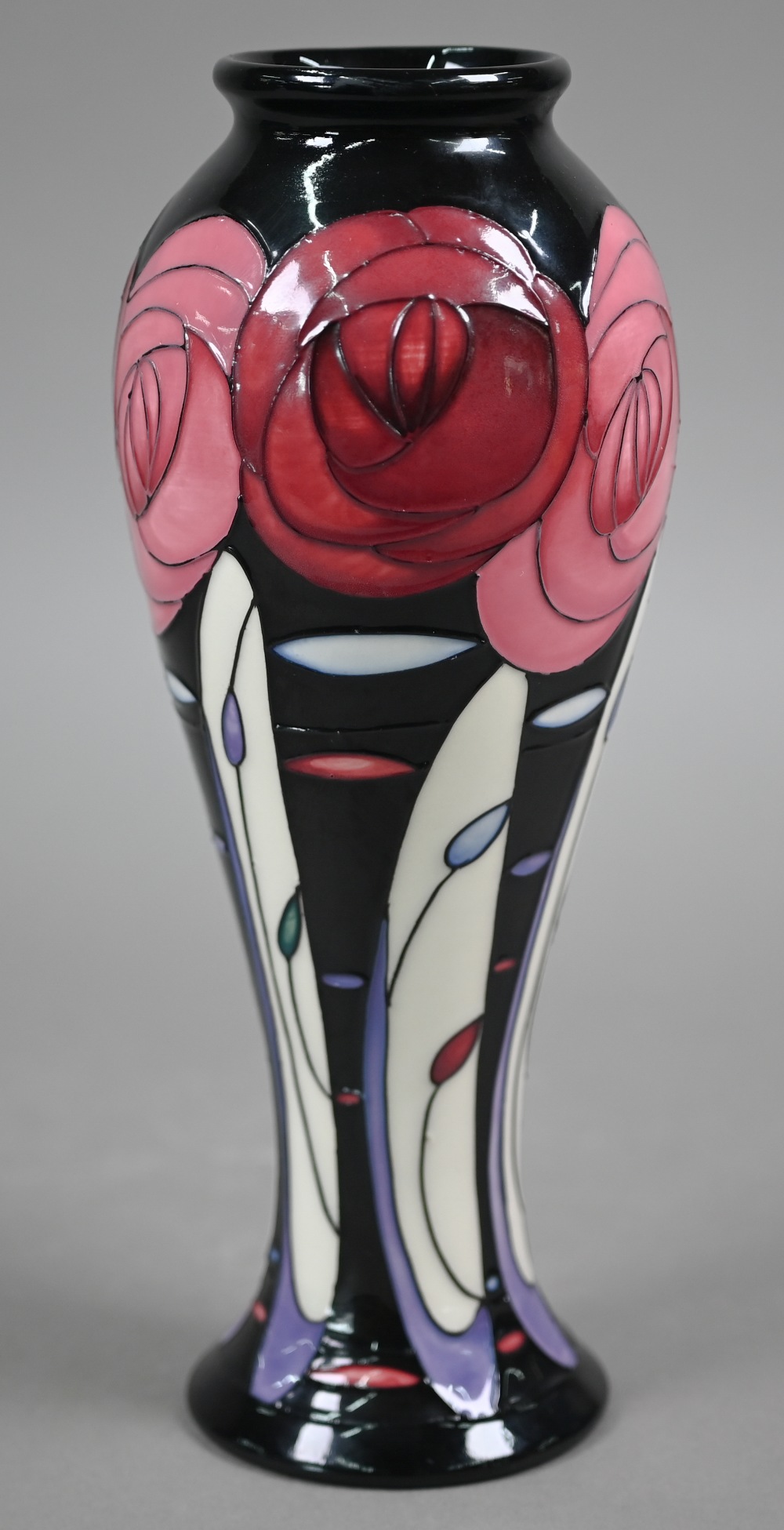 A boxed Moorcroft 'Bellahouston' vase by Emma Bossons, 2014 - Image 2 of 4
