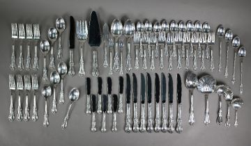 An extensive part-set of US International Sterling 'Joan of Arc' pattern flatware and cutlery,