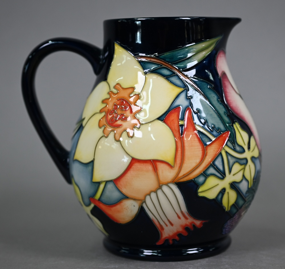 A boxed Moorcroft 2002 Golden Jubilee jug by Emma Bossons, 14 cm - Image 4 of 5