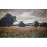 Sydney M Broad - An English landscape, oil on canvas, signed, 24.5 x 40 cm