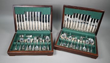 Two canteens of epns Kings pattern flatware and cutlery - twelve settings in all (little used)