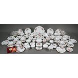 A quantity of Royal Crown Derby 'Derby Posies' tea ware etc (box)