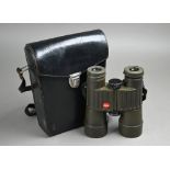 A pair of Leitz Triovid 8 x 40 binoculars in green, to/w case and 1986 guarantee