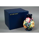 A boxed Moorcroft 2002 Golden Jubilee vase by Emma Bossons, 19 cm