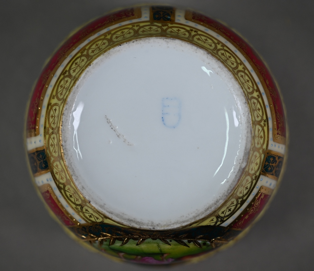 A Vienna porcelain coffee service, printed with classical scenes in the manner of Kauffman, - Image 7 of 10