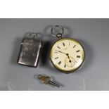 J W Benson, London, a Victorian silver cased pocket watch 'The Ludgate', No.36881, with key wind