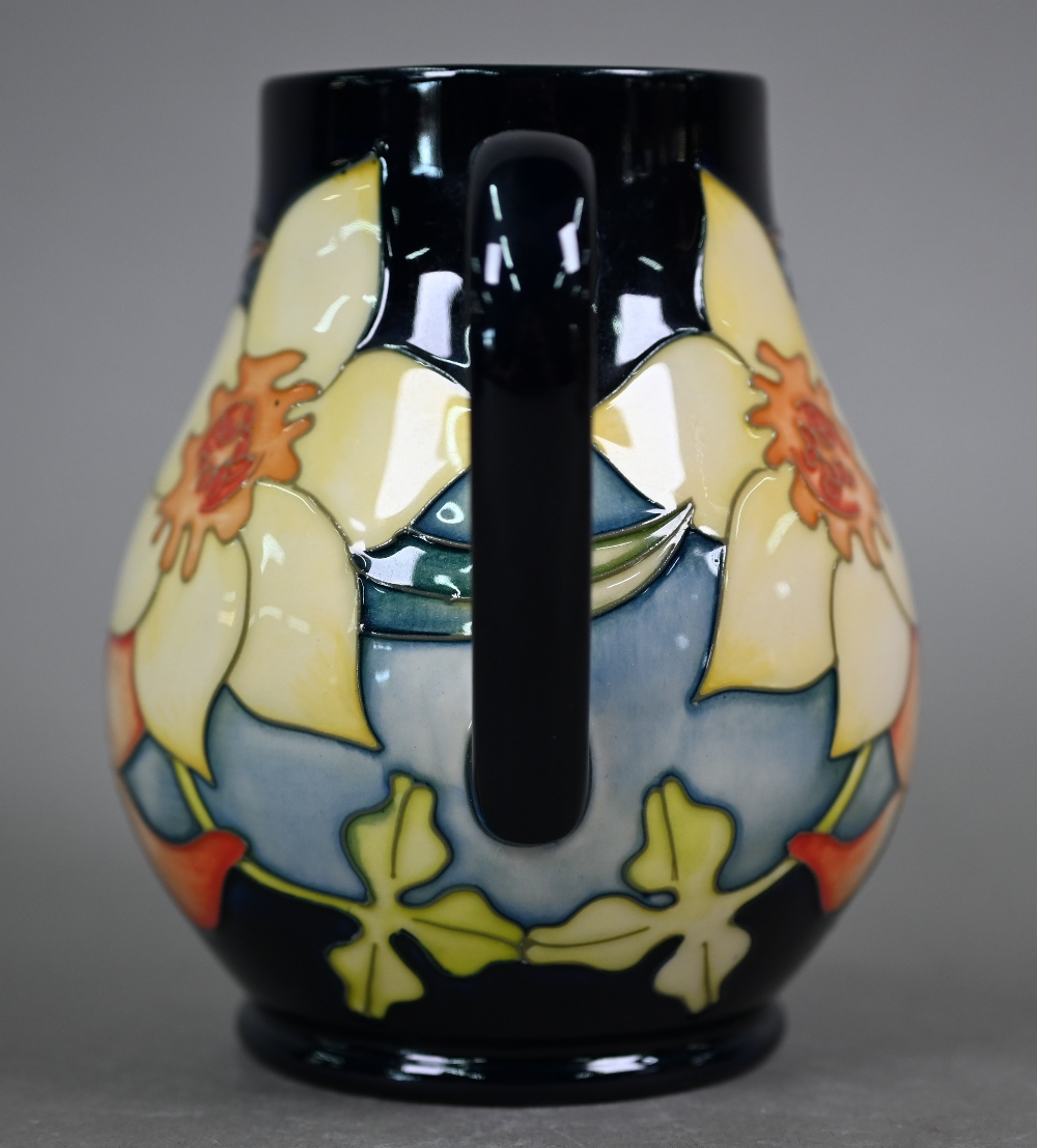 A boxed Moorcroft 2002 Golden Jubilee jug by Emma Bossons, 14 cm - Image 5 of 5