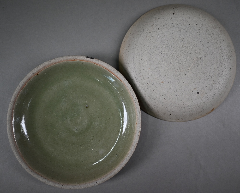 Leach Pottery St Ives - a part set of eleven 12cm soup bowls and ten 15 cm saucers, with glazed - Image 3 of 6