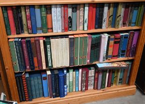 A collection of approximately 200 Folio Society books, mostly with slip-cases