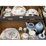 Two boxes of French and other ceramic tablewares (2)