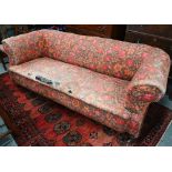 A Victorian Chesterfield sofa - for re-covering