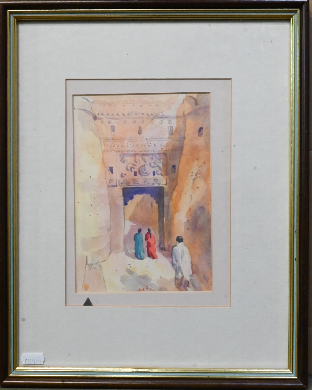 Ferelith Molteno - Four watercolour studies of Moorish temples, bee-hives, etc, 47 x 31 cm the - Image 12 of 13