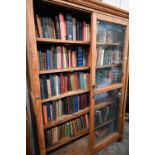 A large quantity of books - literature, poetry, reference etc on six shelves