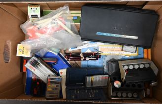 A selection of Rotrine and other drawing instruments and accessories (box)