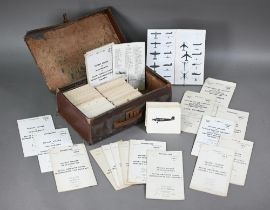 A collection of Air Ministry Aircraft Recognition cards and pamphlets, mostly 1950s (several hundred
