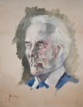 Richard Joicey - Portrait of a gentleman, oil on canvas, signed, 48.5 x 38 cm