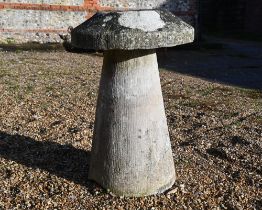 A West Country weathered staddle stone, 74 cm high
