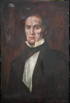 20th century English school - Portrait of a gentleman, oil on canvas