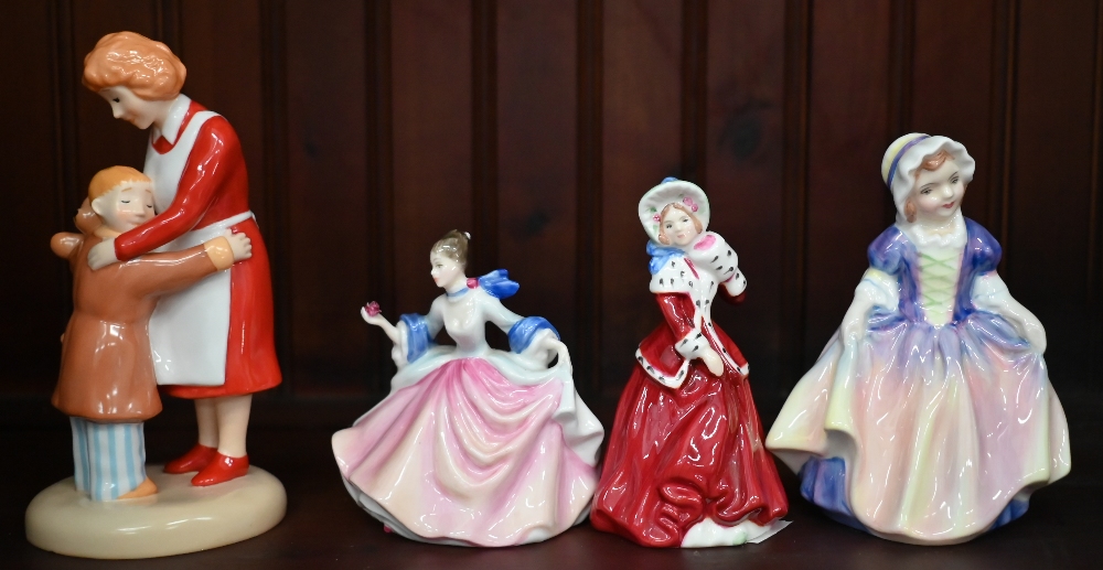 Five Royal Doulton figures - 'The Balloon Seller' HN 1315, 'Balloon Lady' HN 2935, 'Dinky Do' HN - Image 2 of 3