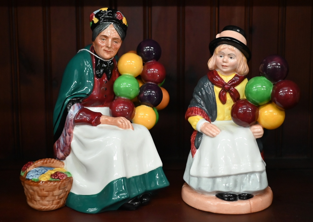 Five Royal Doulton figures - 'The Balloon Seller' HN 1315, 'Balloon Lady' HN 2935, 'Dinky Do' HN - Image 3 of 3