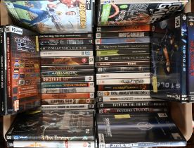 Collection of PC/CD ROM retro games to/w various gaming manuals (3 boxes)