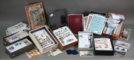 A large quantity of 20th century British, Empire, Commonwealth and foreign postage stamps