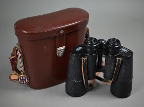 A pair of Carl Zeiss Dekarem 10 x 50 binoculars in leather case (little used)