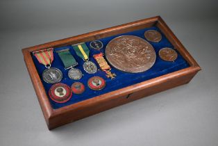 An interesting collection of medals and awards, attributable to Hon. Capt. Seddon Wildeblood (1839-