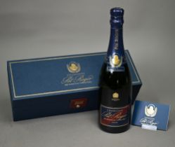 A bottle of 2008 vintage Pol Roger, Sir Winston Churchill champagne (boxed), no warranty offered