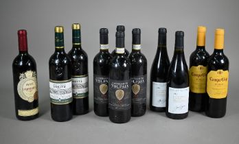 Eleven bottles of red wine, four bottles of Castello Di Volpaia, Chianti Classico Riserve, Italy
