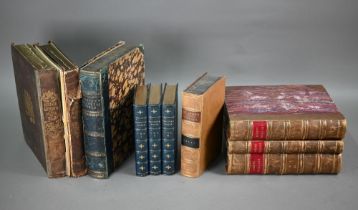 Berry, William - Encyclopedia Heraldica, 3 vols, London: Sherwood, Gilbert & Piper, half calf and