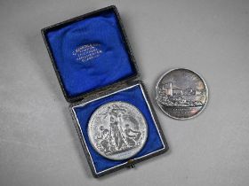 Institute of Civil Engineers, Telford Medal by W. Wyon, with bust of Thomas Telford, rev. Menai